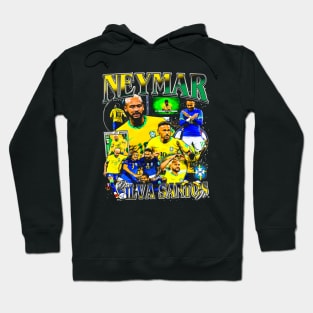 Neymar Brazil Vintage Bootleg Hoodie